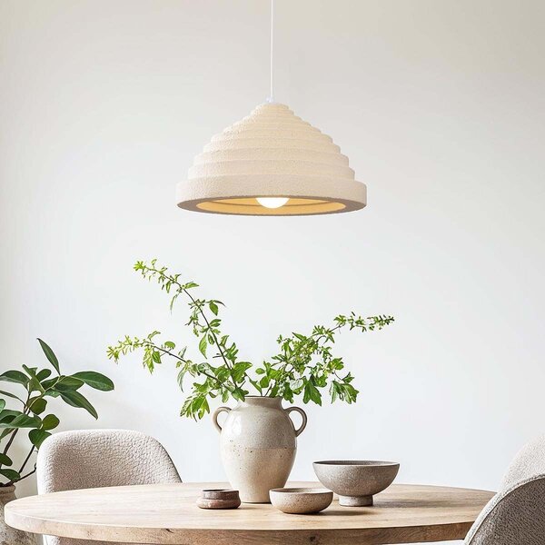 Lampa wisząca Wabi-Sabi Amai Ø40 cm - beżowe