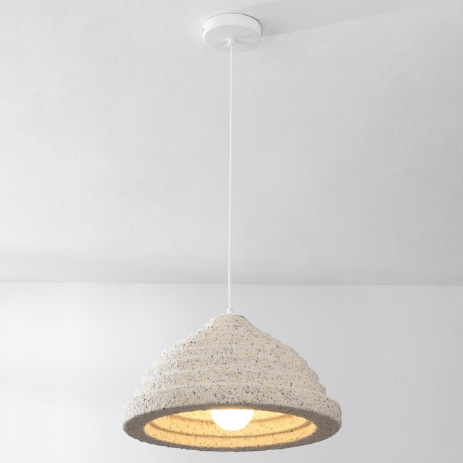Lampa wisząca Wabi-Sabi Amai Ø40 cm - terrazzo beżowe