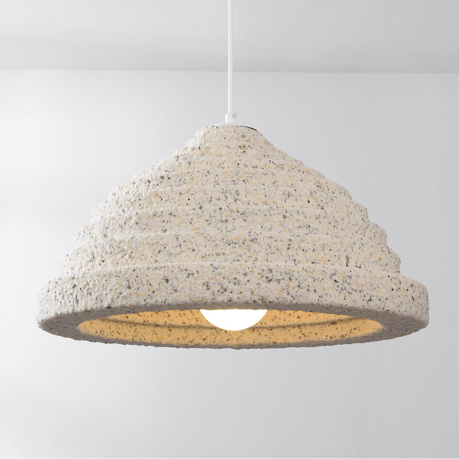 Lampa wisząca Wabi-Sabi Amai Ø40 cm - terrazzo beżowe