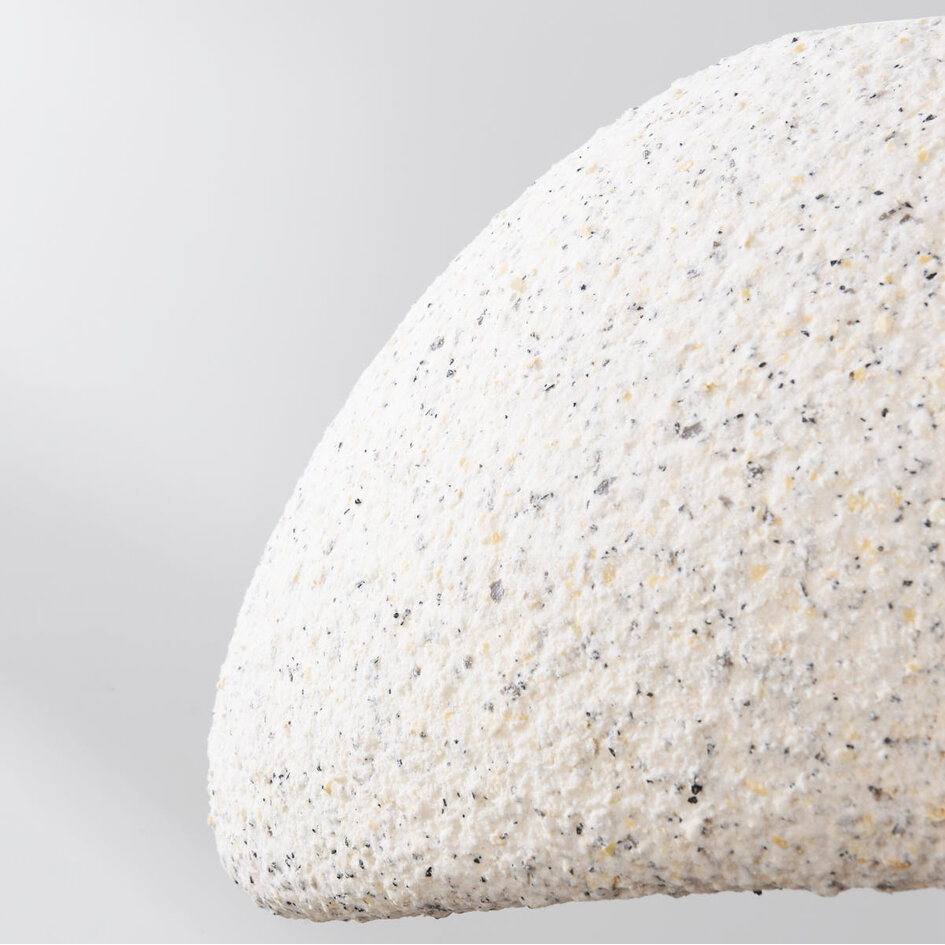 Lampa sufitowa Wabi-Sabi Concrete Aura 40 x 28 w kolorze beżowego lastryko