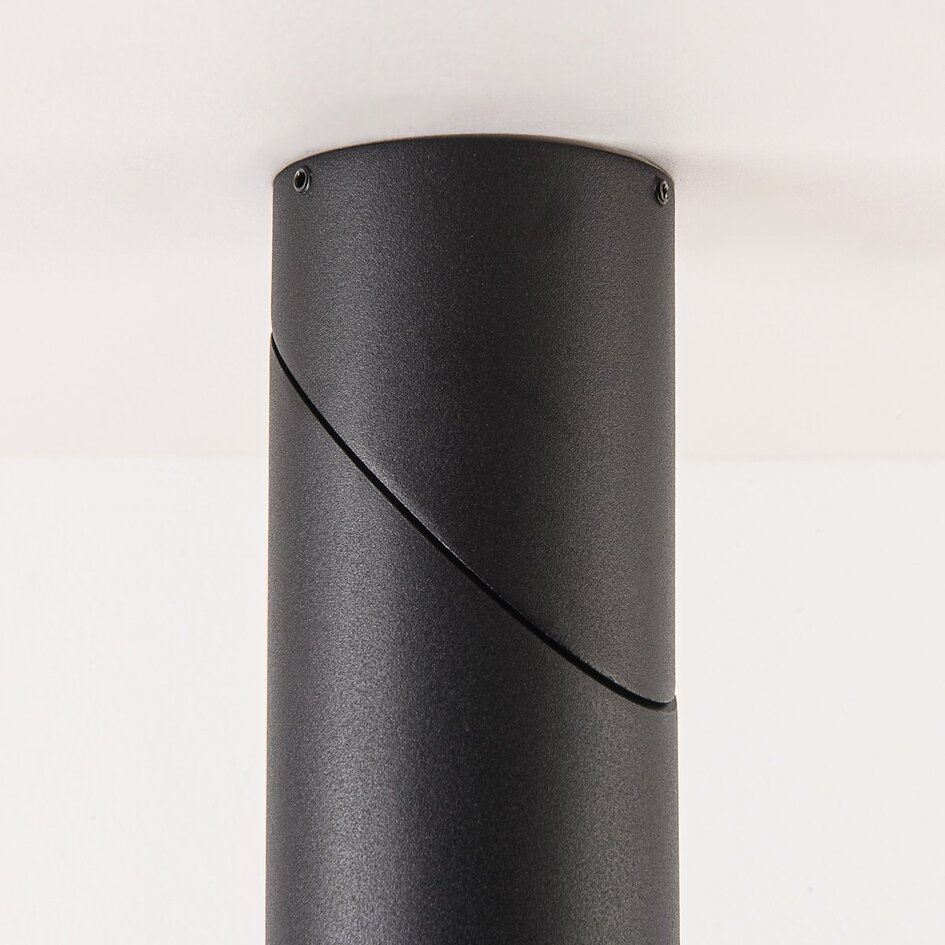 Regulowany reflektor natynkowy Minar – czarny Ø6 cm