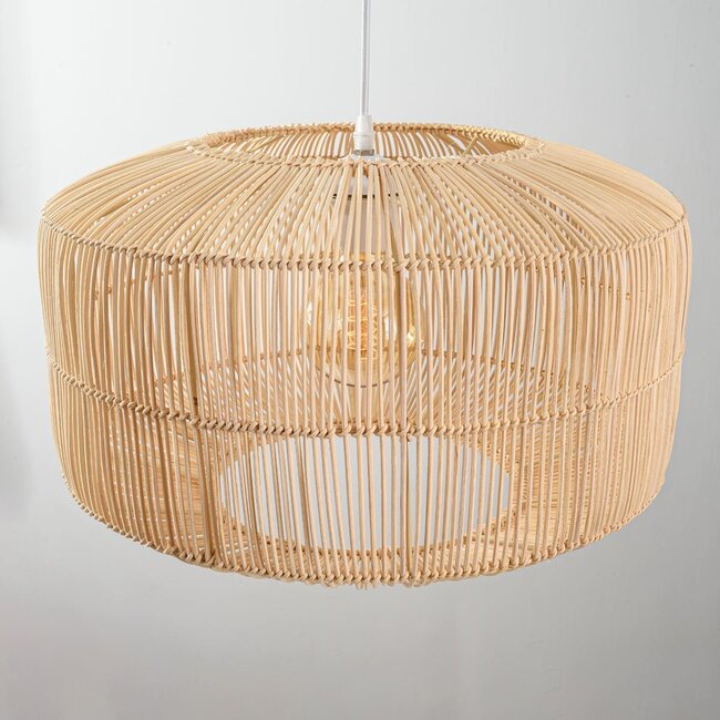 Rattan lampa wisząca Alvara