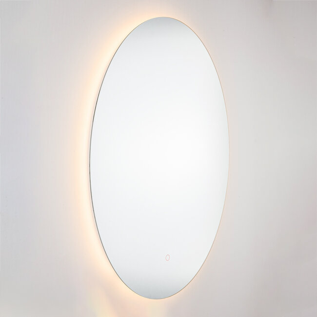 Lustro łazienkowe Illura 60 x 80 cm – ściemnianie dotykowe, regulacja koloru z ogrzewaniem