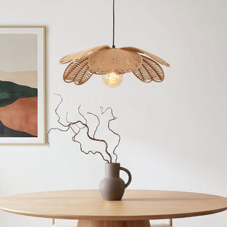 Lampa wisząca Solune z naturalnego sznura bawełnianego