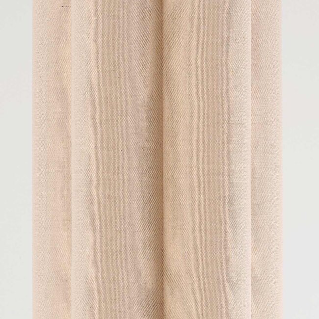 Nowoczesna lampa podłogowa Oia z lnianym kloszem w kolorze beżowym