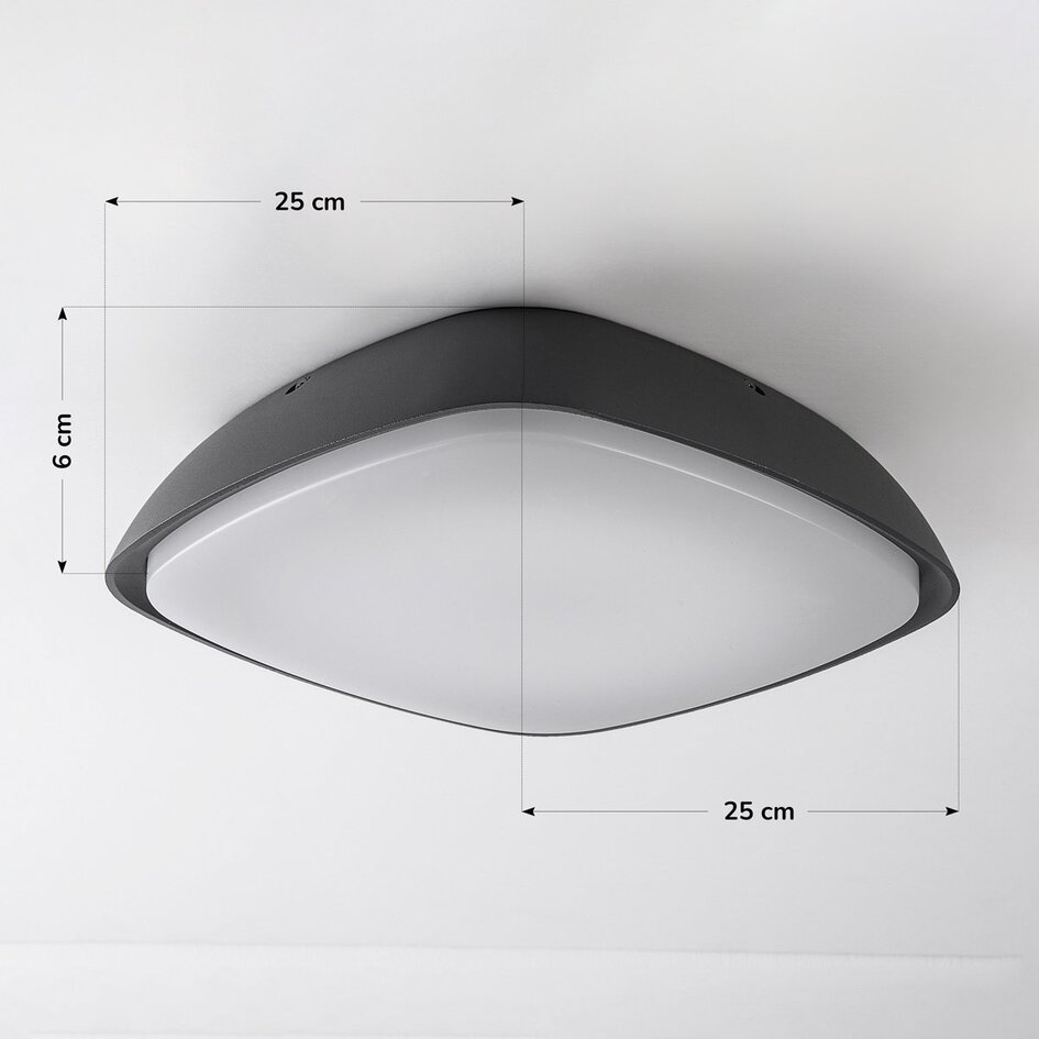 Lampa sufitowa do łazienki Bodi - ciemnoszary