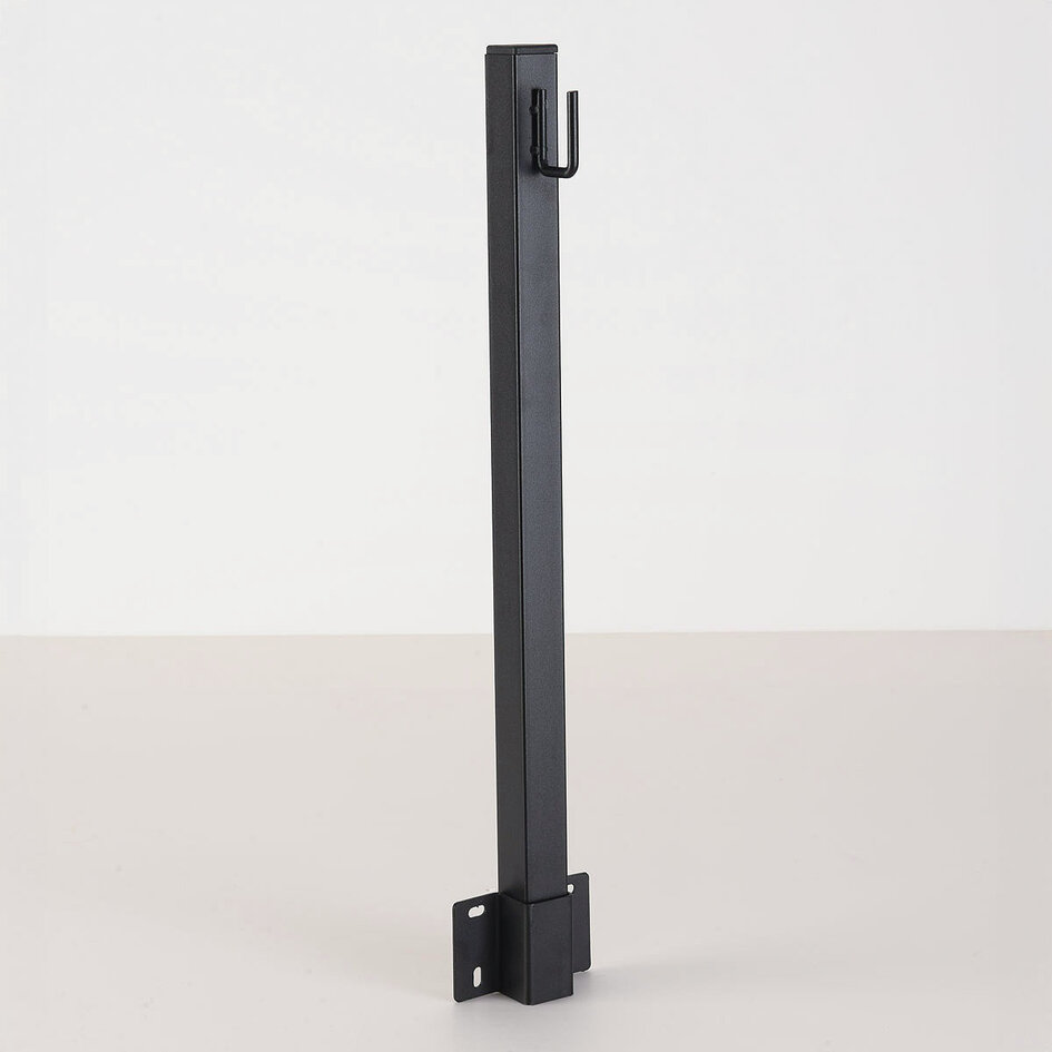 Wiszące metalowe słupki z hakami 45 cm – zestaw 4 na zewnątrz