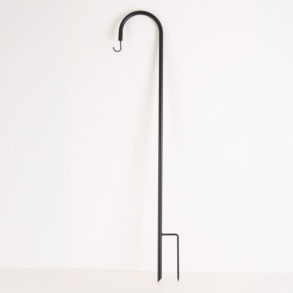 Metalowe słupki ogrodowe z hakiem 120 cm - zestaw 5 sztuk