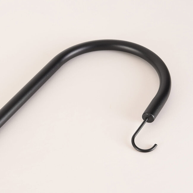 Metalowe słupki ogrodowe z hakiem 120 cm - zestaw 5 sztuk