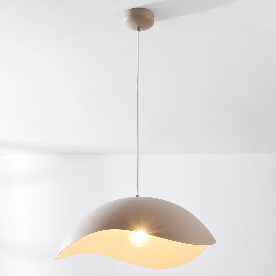 Lampa wisząca Wabi-Sabi Zongse - piaskowo-szarobrązowe