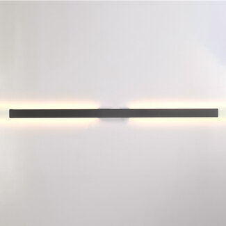 Nowoczesna lampa łazienkowa czarna - Tyge