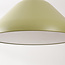 Lampa wisząca Evara w kolorze zielonym khaki z białym wnętrzem