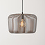 Lampa wisząca Viro z jasnoszarego metalu – Ø38 cm