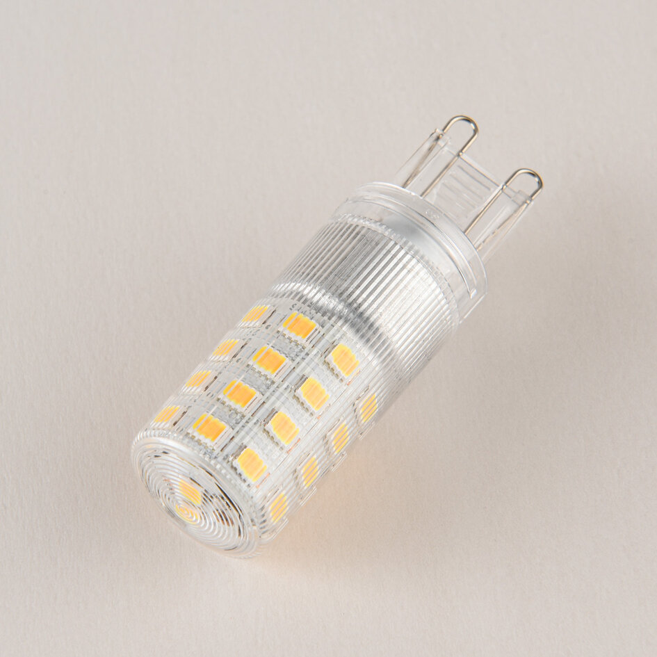 Ściemnialny reflektor LED G9, przezroczysty, 2700K, 4,4W