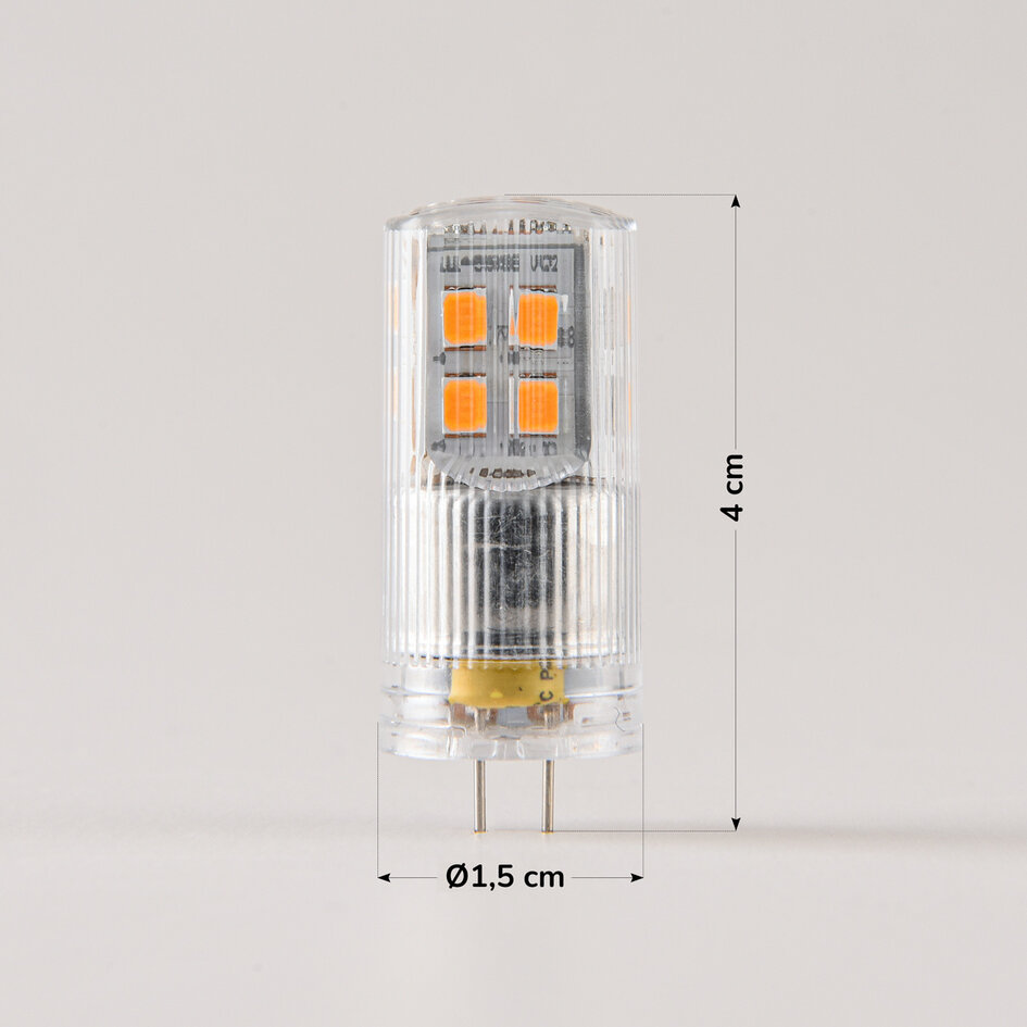 Lampa LED G4, przezroczysta, 2700K, 2W