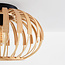 Lampa sufitowa Karo z otwartym kloszem bambusowym