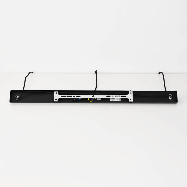 Nowoczesna lampa wisząca Nobles czarna ze złotym metalem, 3 światła