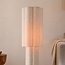 Japandi lampa podłogowa Hika lniana