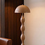 Design lampa podłogowa Mura ciepły szarobrązowy z metalu