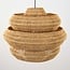 Lampa wisząca Amiro – rattanowa, warstwowy klosz