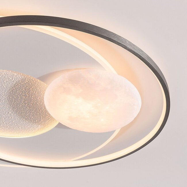 Lampa sufitowa Eclipse 3-stopniowo ściemnialne LED - biała i szara