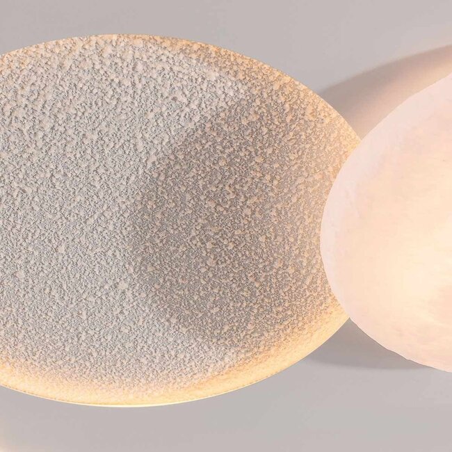 Lampa sufitowa Eclipse 3-stopniowo ściemnialne LED - biała i szara