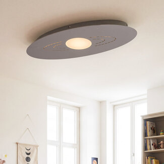 Lampa sufitowa Solis 3-stopniowo ściemnialne LED - szara