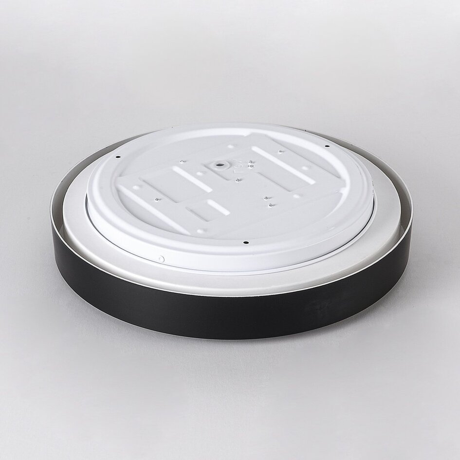 Lampa sufitowa Ricardo ze zintegrowanym źródłem LED i 3-stopniowo ściemnialne Ø31 cm - czarne