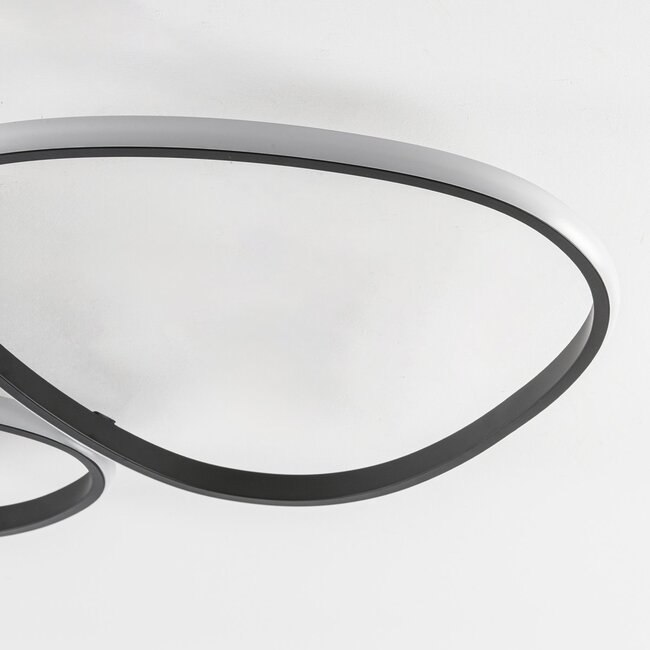 Design Lampa sufitowa Mirana 3-stopniowo ściemnialne - Czarne