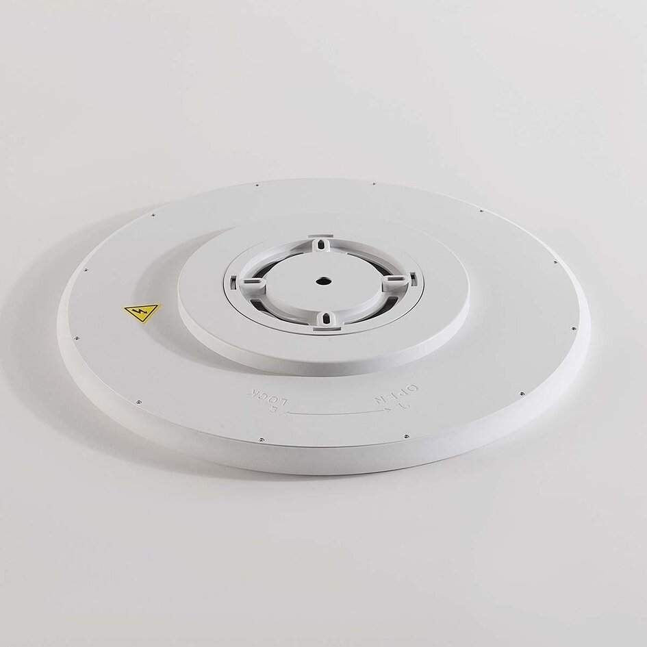 Lampa sufitowa Noctis z wzorem gwiazd i chromowanym wykończeniem, 3-stopniowo ściemnialne Ø40 cm