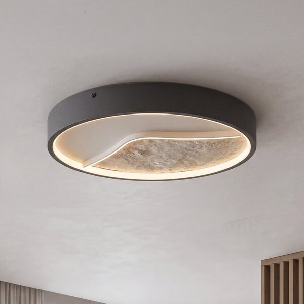 Lampa sufitowa Ceres 3-stopniowo ściemnialne LED - czarna i beżowa