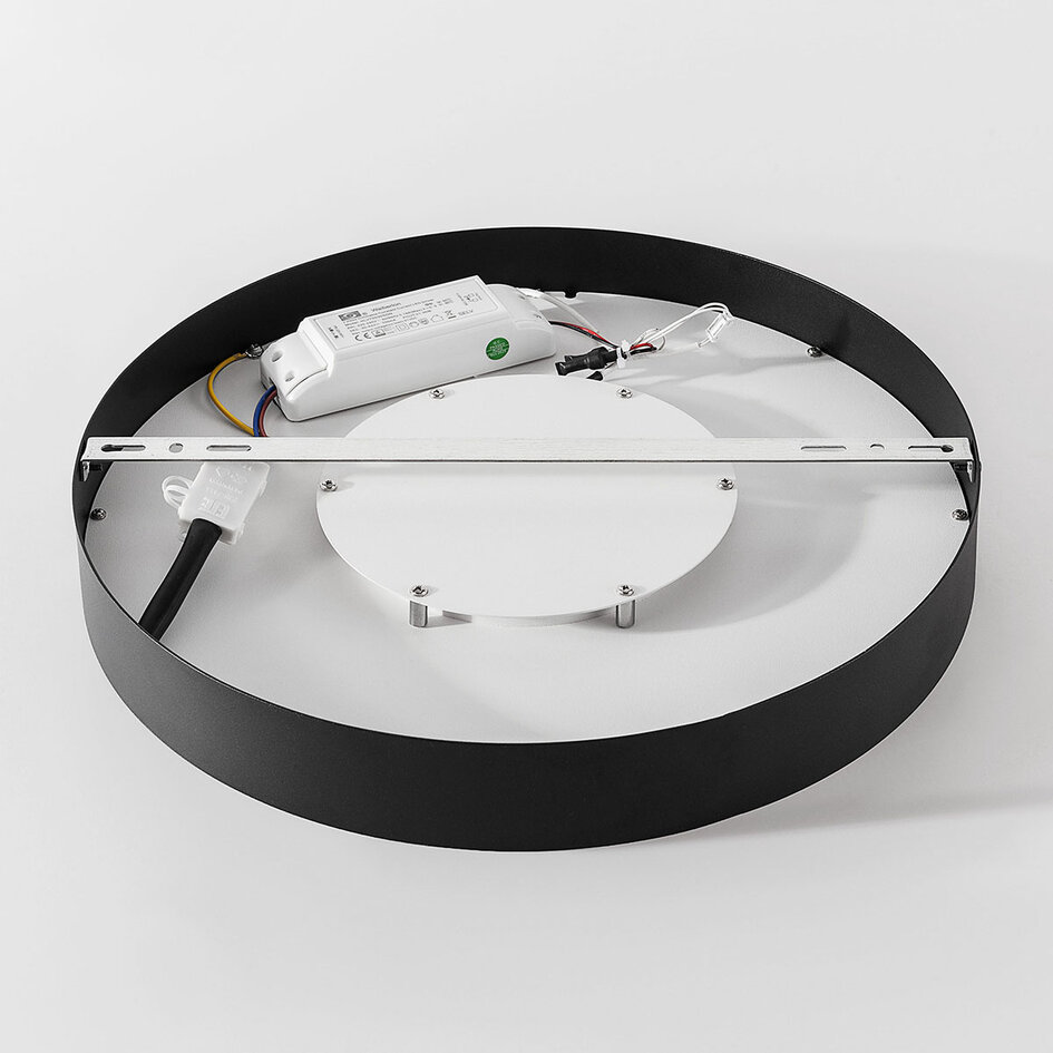 Lampa sufitowa Phobos 3-stopniowo ściemnialna LED – czarna i beżowa