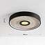 Lampa sufitowa Deimos – czarna z beżem, LED z 3-stopniową regulacją jasności