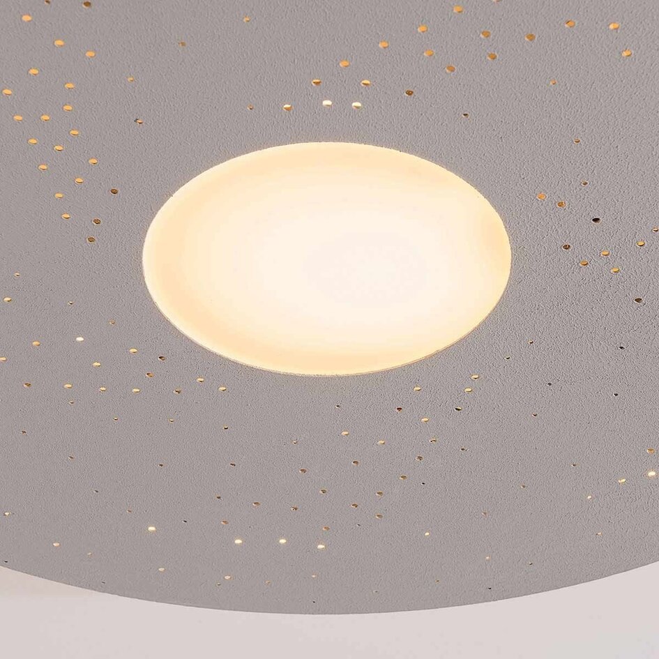 Lampa sufitowa Lyra 3-stopniowo ściemnialne LED - szara