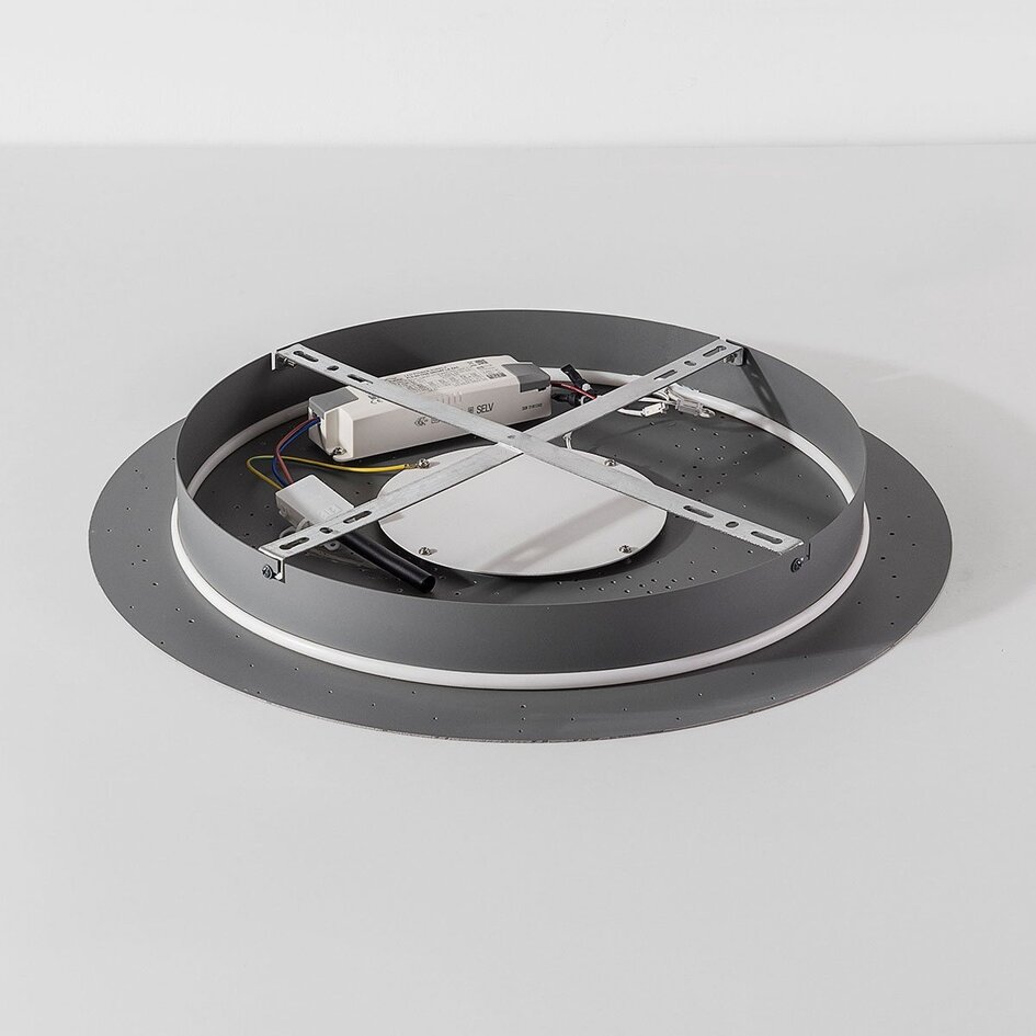 Lampa sufitowa Lyra 3-stopniowo ściemnialne LED - szara