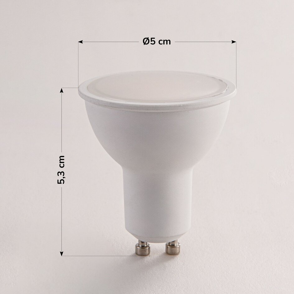 GU10 3-stopniowo ściemnialne lampa LED 7W, 2700K - 100°