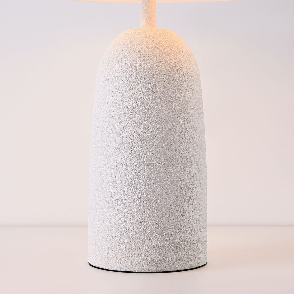 Lampa stołowa Mushroom Pablo 2 światła z metalu - biała