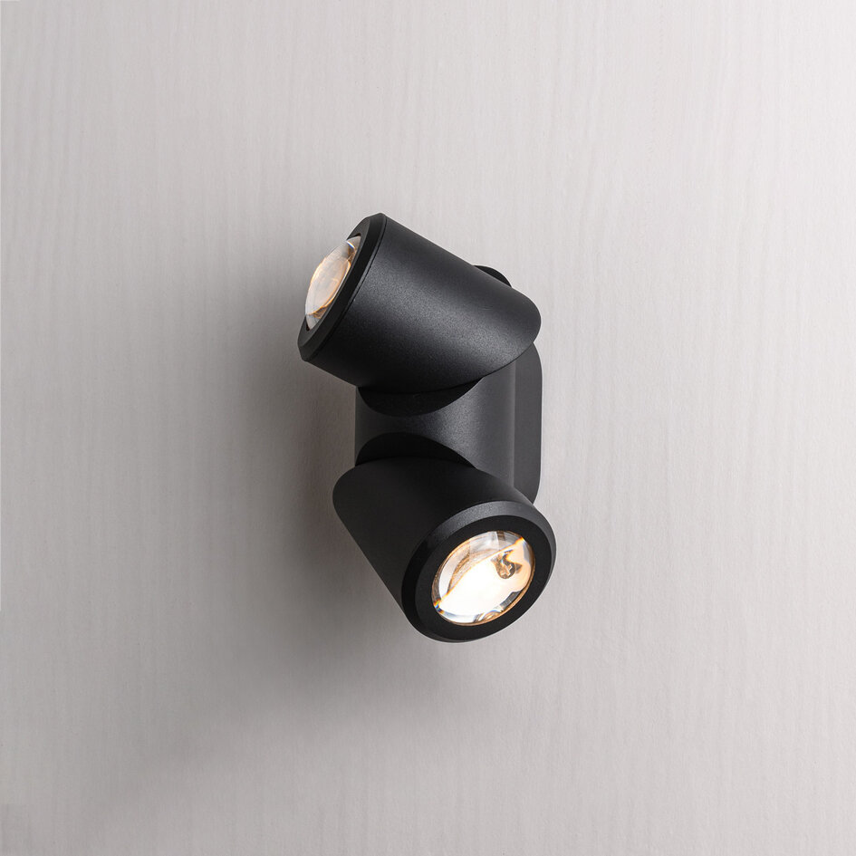 Kinkiet zewnętrzny Soria LED up and down light – czarny