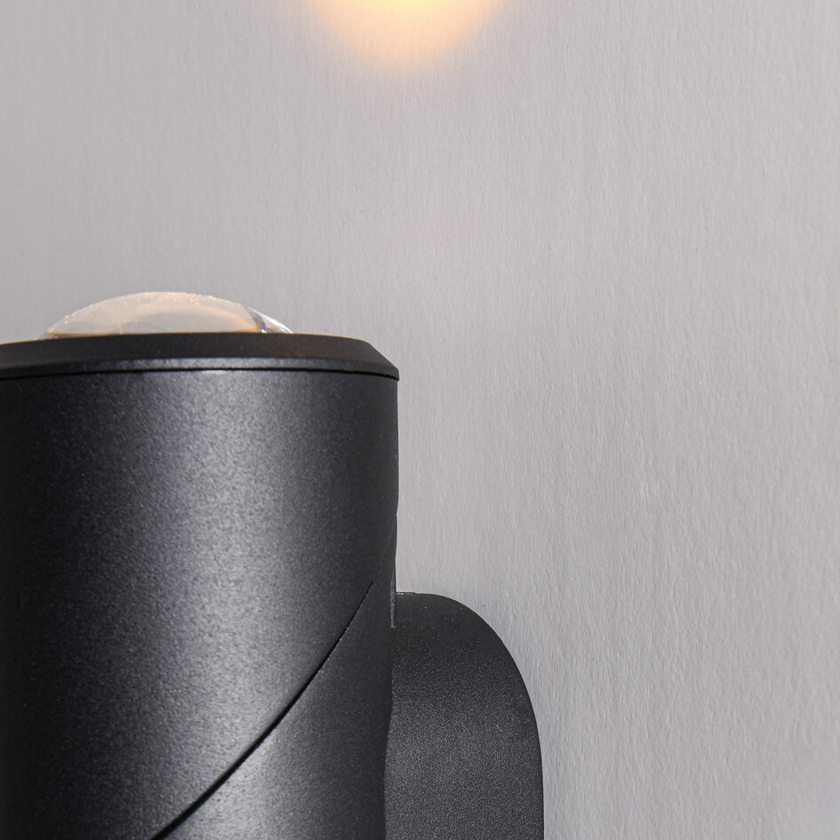 Kinkiet zewnętrzny Soria LED up and down light – czarny