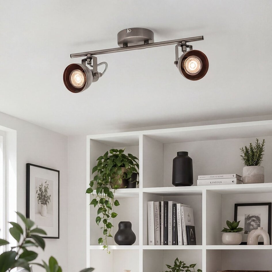 Lampa sufitowa Michigan matowe srebro