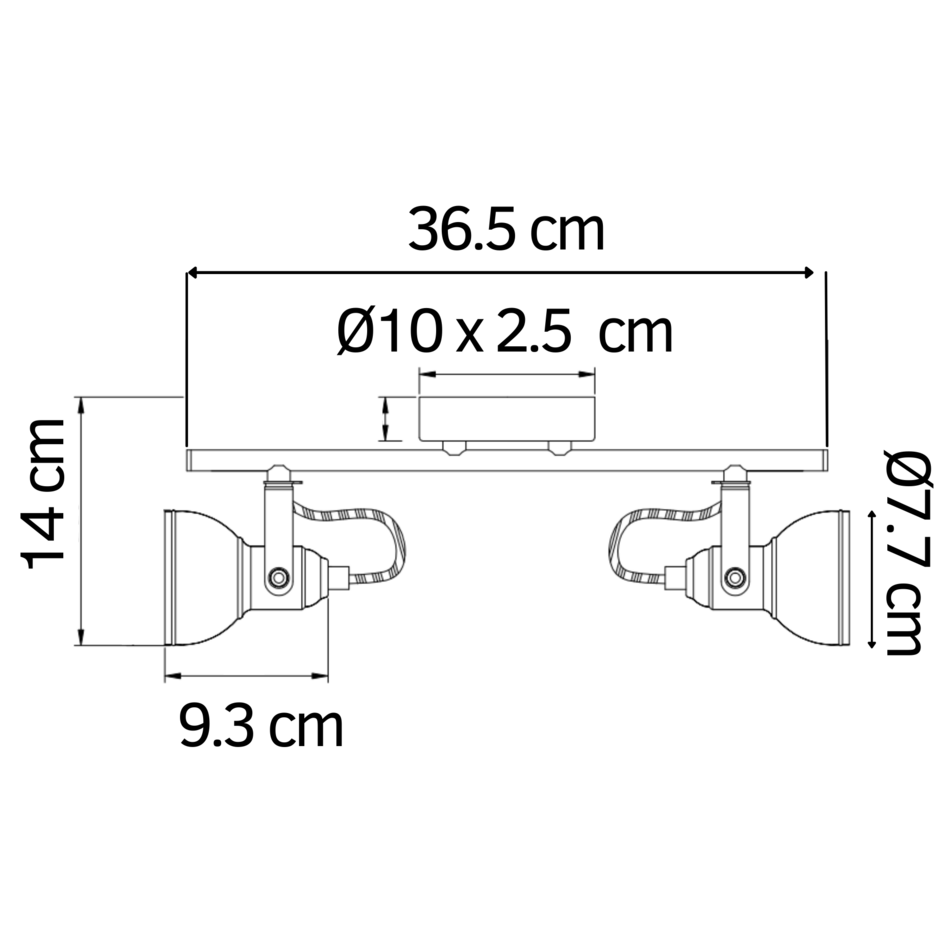 Lampa sufitowa Michigan matowe srebro
