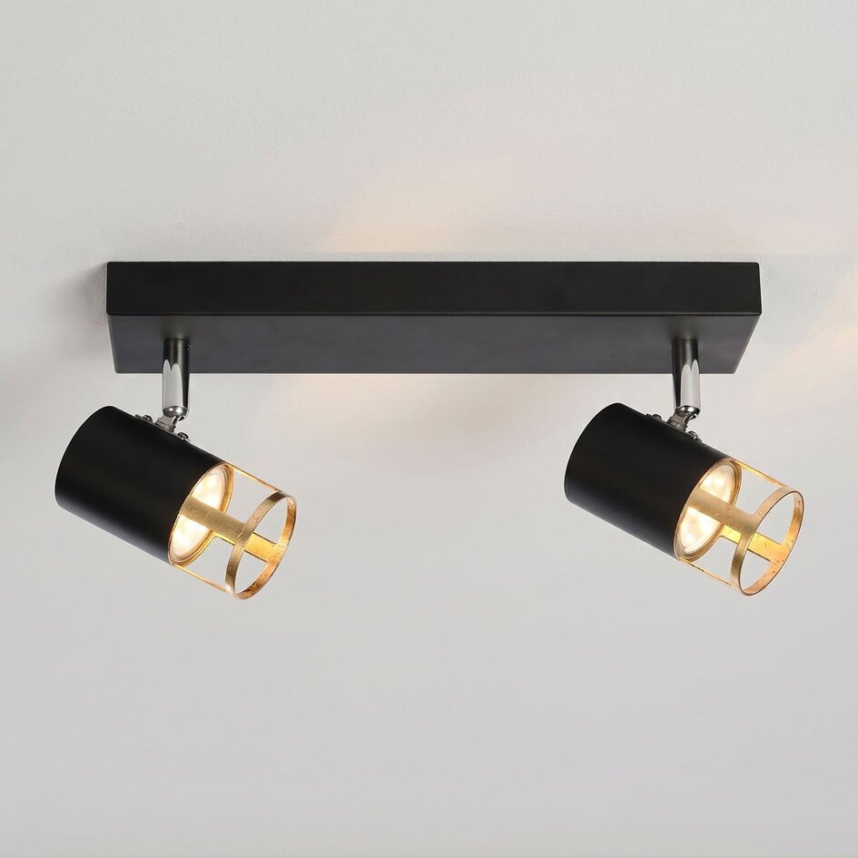 Industrialna lampa sufitowa z 2 reflektorami - Oscar