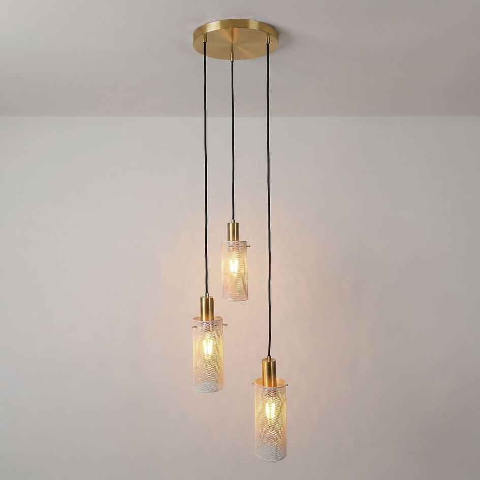 Minimalistyczna lampa wisząca, 3 światła - Valji