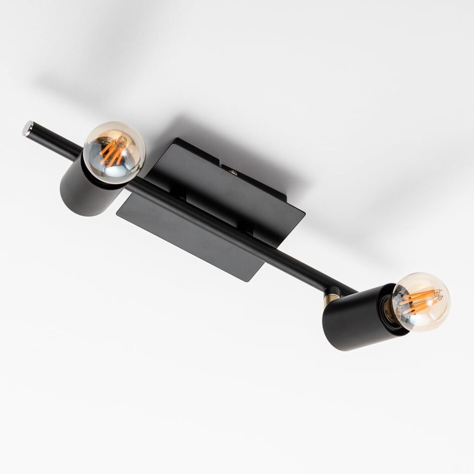 Nowoczesna lampa sufitowa z 2 reflektorami - Kel