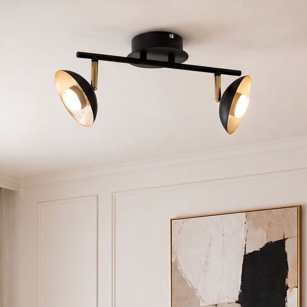 Industrialna lampa sufitowa z 2 reflektorami - Orchid