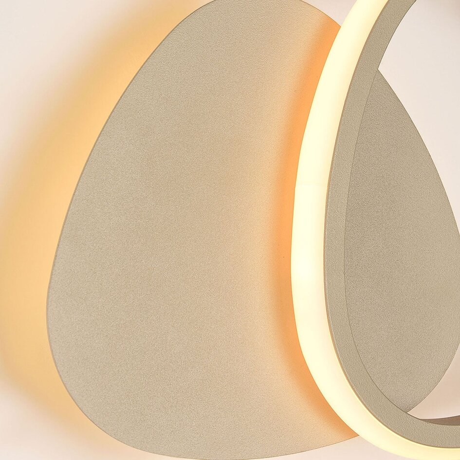 Design kinkiet Melana ze zintegrowanym źródłem LED - piaskowo-beżowy