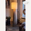 Lampa podłogowa Papira z białym kloszem