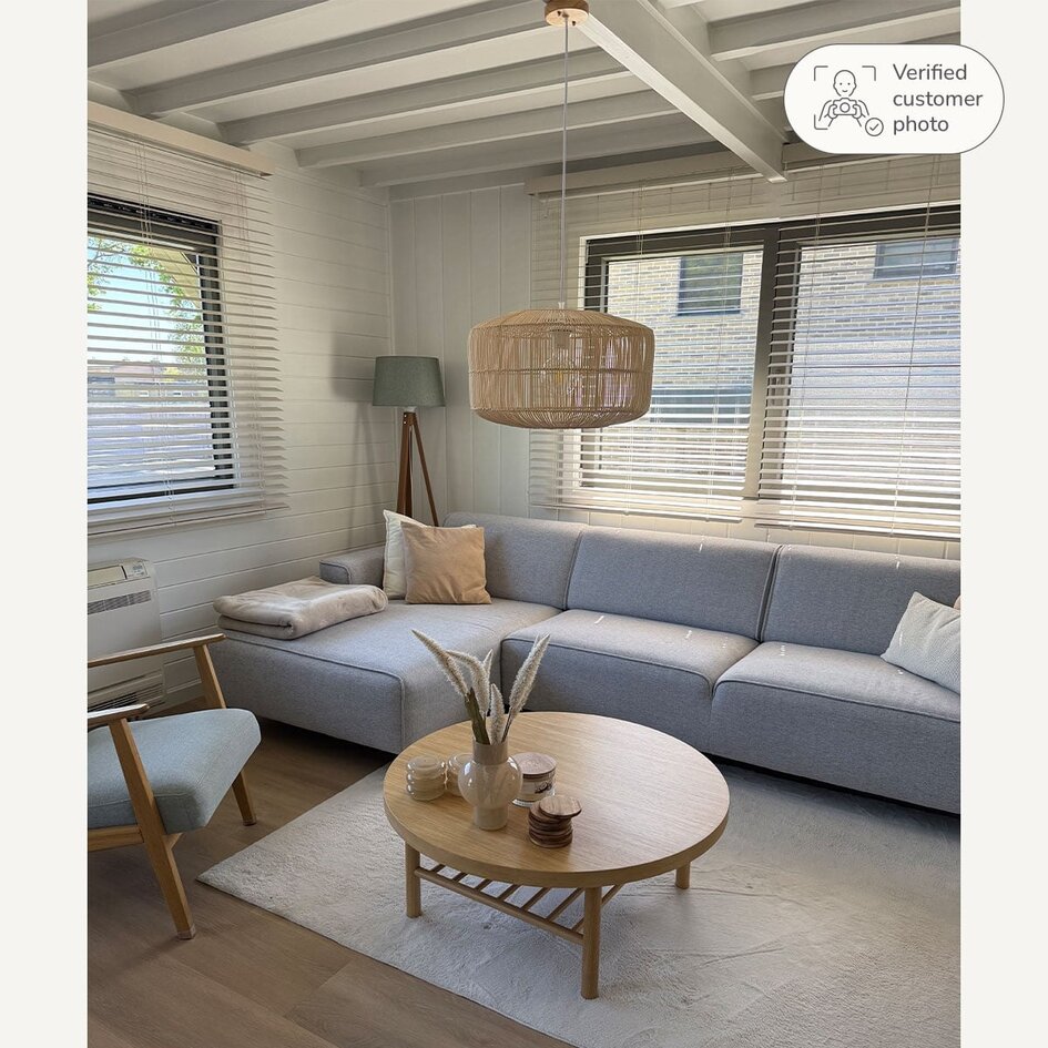 Rattan lampa wisząca Alvara