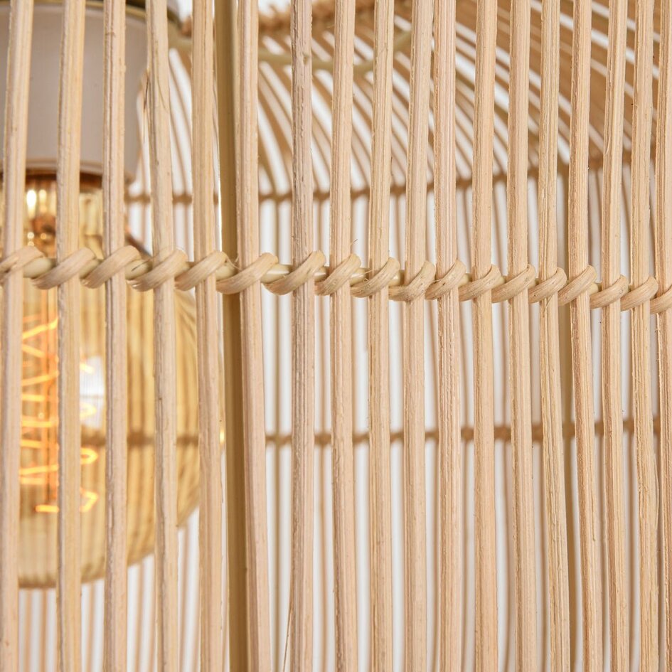 Rattan lampa wisząca Alvara