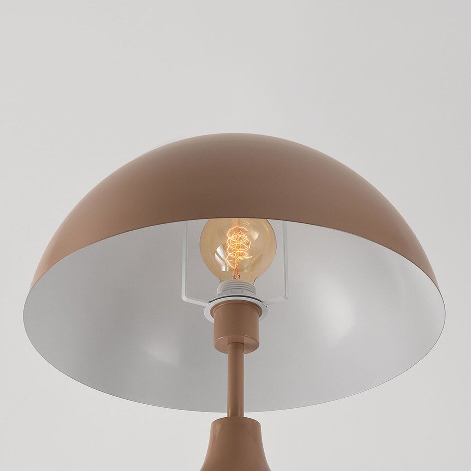 Design lampa podłogowa Mura ciepły szarobrązowy z metalu